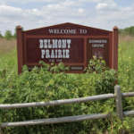 Belmont Prairie sign